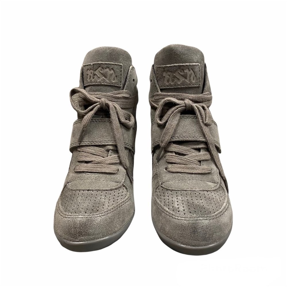 Ash Bowie Slate Suede Wedge Shoes NIB